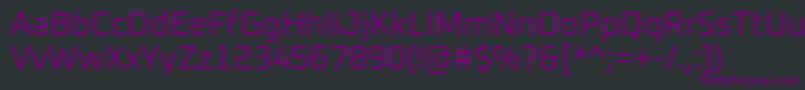 Oxanium Regular Font – Purple Fonts on Black Background