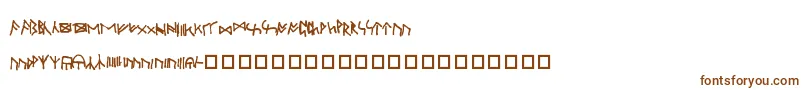 Шрифт OXFOR    – коричневые шрифты на белом фоне