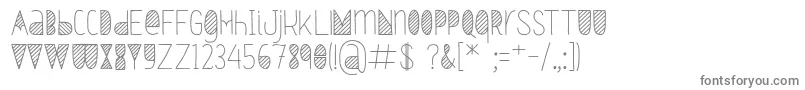 Oxymorons Bold Font – Gray Fonts on White Background