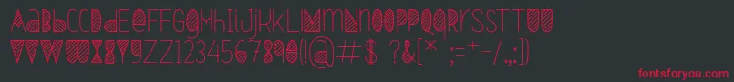 Oxymorons Bold Font – Red Fonts on Black Background