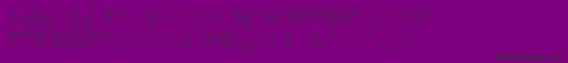 Oxymorons Font – Black Fonts on Purple Background