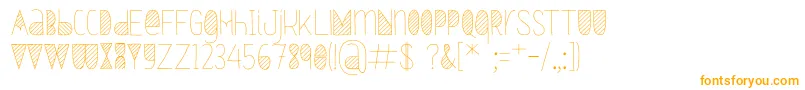 Шрифт Oxymorons – оранжевые шрифты