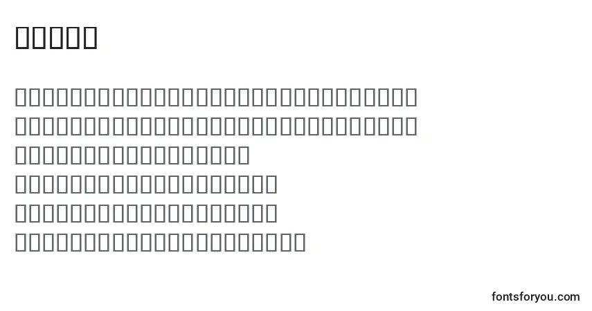 Шрифт Pablo (136383) – алфавит, цифры, специальные символы