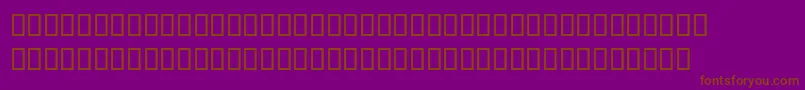 Pablo Font – Brown Fonts on Purple Background