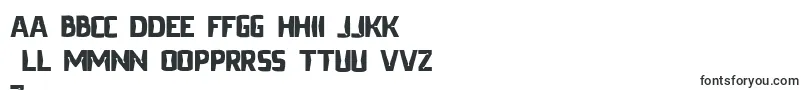 Czcionka pacifica – łotewskie czcionki