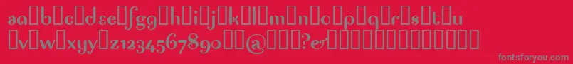 Шрифт PAGAP    – серые шрифты на красном фоне