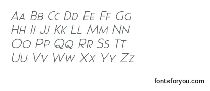 Pages Grotesque Light Italic Demo Font