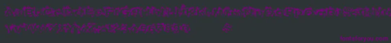 PaintBalls Font – Purple Fonts on Black Background