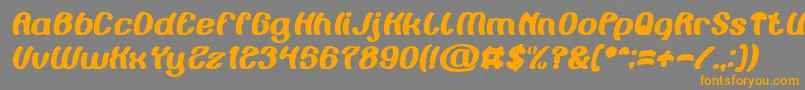 More about Painting the Light Bold Italic Font Painting the Light Bold Italic Font – Orange Fonts on Gray Background