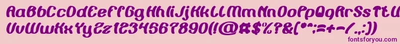 More about Painting the Light Bold Italic Font Painting the Light Bold Italic Font – Purple Fonts on Pink Background