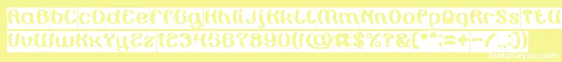 Painting the Light Inverse Font – White Fonts on Yellow Background