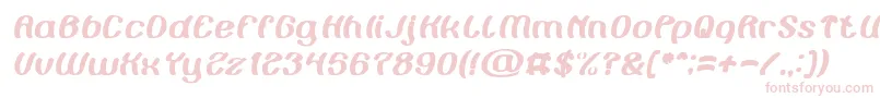 Painting the Light Italic Font – Pink Fonts