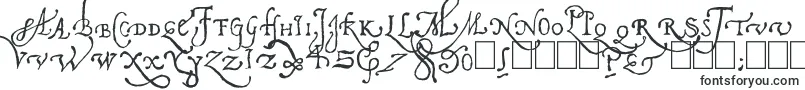 Шрифт Pal Antic – готические шрифты
