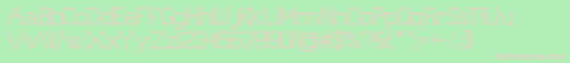 Palacio Book Font – Pink Fonts on Green Background