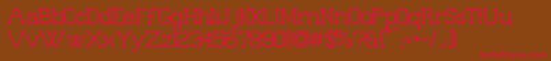 Palacio Font – Red Fonts on Brown Background
