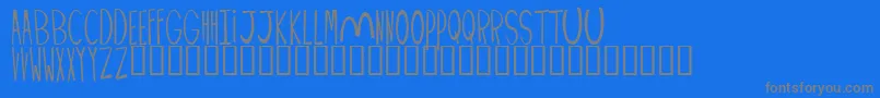 More about PALIMPUS Font PALIMPUS Font – Gray Fonts on Blue Background