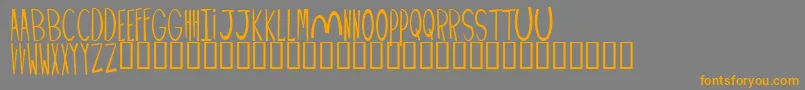 Подробнее о шрифте PALIMPUS Шрифт PALIMPUS – оранжевые шрифты на сером фоне