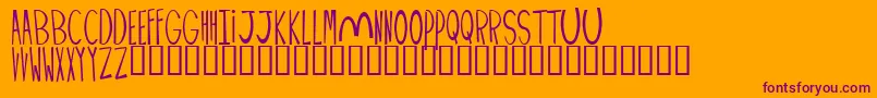 Подробнее о шрифте PALIMPUS Шрифт PALIMPUS – фиолетовые шрифты на оранжевом фоне