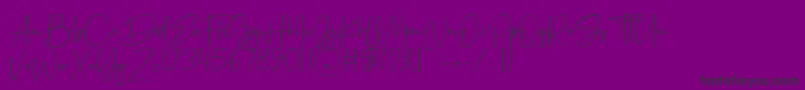 Palmatonフォントについての詳細 フォントPalmaton – 紫の背景に黒い文字