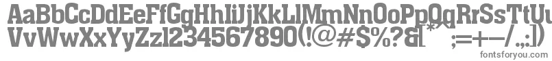 Шрифт pancho – серые шрифты на белом фоне