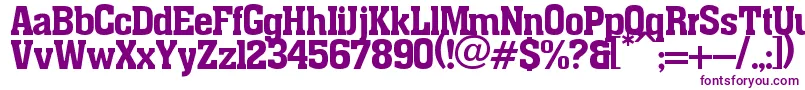 Шрифт pancho – фиолетовые шрифты на белом фоне
