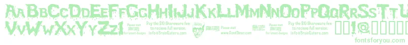 Подробнее о шрифте Bloofs Шрифт Bloofs – зелёные шрифты