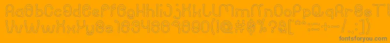 More about PANEL HOLLOW Font PANEL HOLLOW Font – Gray Fonts on Orange Background