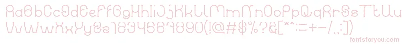 PANEL Light Font – Pink Fonts