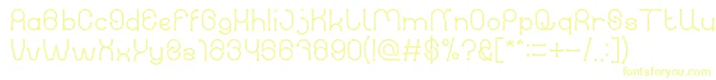 PANEL Light Font – Yellow Fonts