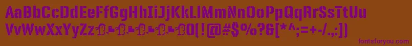 Más sobre la fuente PanfletaStencil ExtraBold fuente PanfletaStencil ExtraBold – Fuentes Moradas Sobre Fondo Marrón
