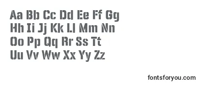 PanfletaStencil ExtraBold-fontti