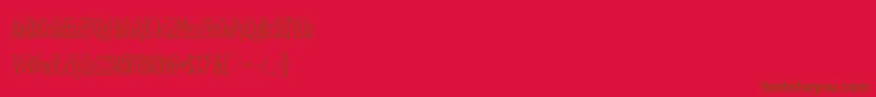 Lisätietoja Panhitra Slab Demo-fontista Panhitra Slab Demo-fontti – ruskeat fontit punaisella taustalla