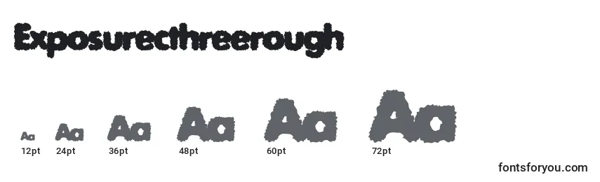 Exposurecthreerough Font Sizes