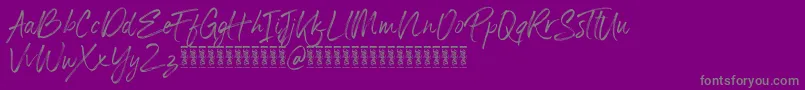 More about Panterick Demo Version Font Panterick Demo Version Font – Gray Fonts on Purple Background