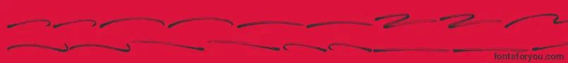 fuente Panterick Swash – Fuentes Negras Sobre Fondo Rojo