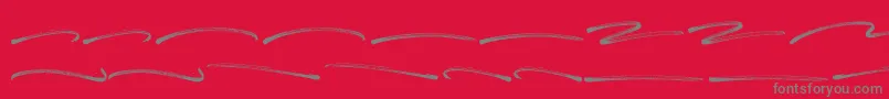 Panterick Swash Font – Gray Fonts on Red Background
