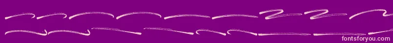 Panterick Swash-fontti – vaaleanpunaiset fontit violetilla taustalla