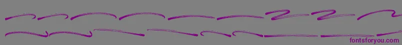Panterick Swash Font – Purple Fonts on Gray Background