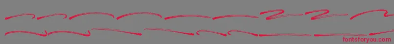 フォントPanterick Swash – 赤い文字の灰色の背景