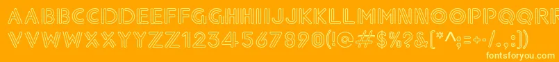 More about Paperclip Font Paperclip Font – Yellow Fonts on Orange Background