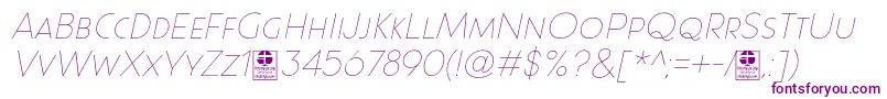 fuente Paque Grotesque Thin Italic Demo – Fuentes Moradas