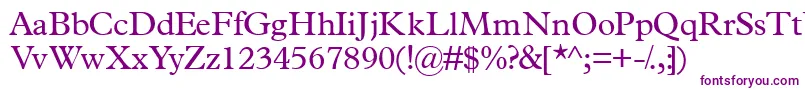 Terminusssk Font – Purple Fonts on White Background