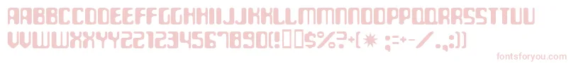 paraaminobenzoic Font – Pink Fonts on White Background