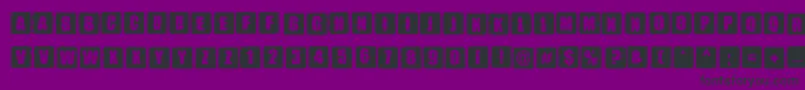 Шрифт Parkinsonism – чёрные шрифты на фиолетовом фоне