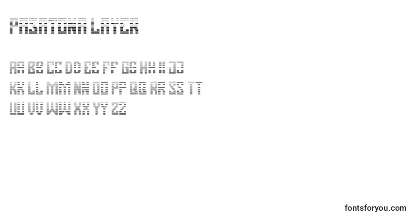 Шрифт Pasatona Layer – алфавит, цифры, специальные символы