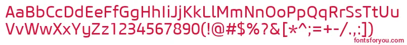 CoreSansM45Regular Font – Red Fonts