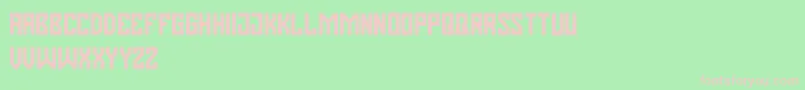 Pasatona Font – Pink Fonts on Green Background