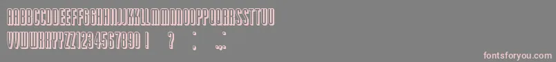 PassionateRelationship 3D Font – Pink Fonts on Gray Background