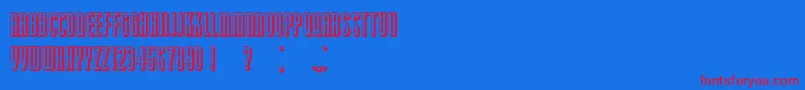 PassionateRelationship 3D Font – Red Fonts on Blue Background