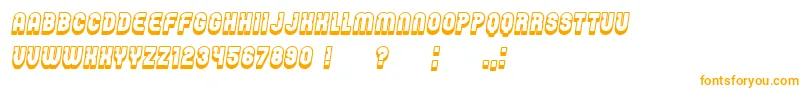 Password Italic Font – Orange Fonts on White Background